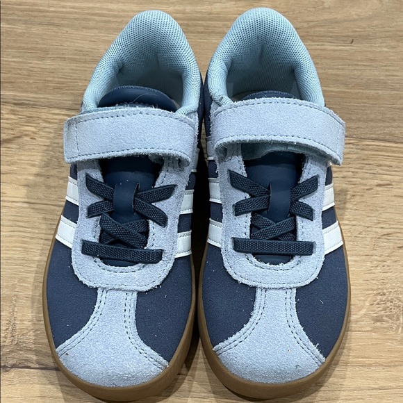 adidas Kids Navy and White Sneakers - Picture 2 of 4